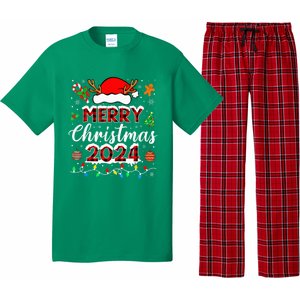 Merry Christmas 2024 Family Squad Matching Outfit Santa Pajama Set