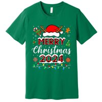 Merry Christmas 2024 Family Squad Matching Outfit Santa Premium T-Shirt