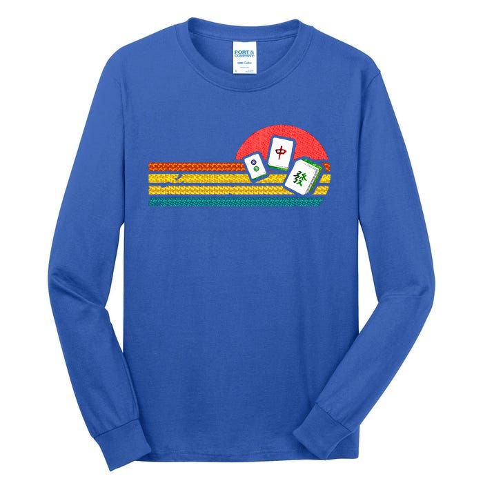 Mahjong Chinese 80s Tall Long Sleeve T-Shirt