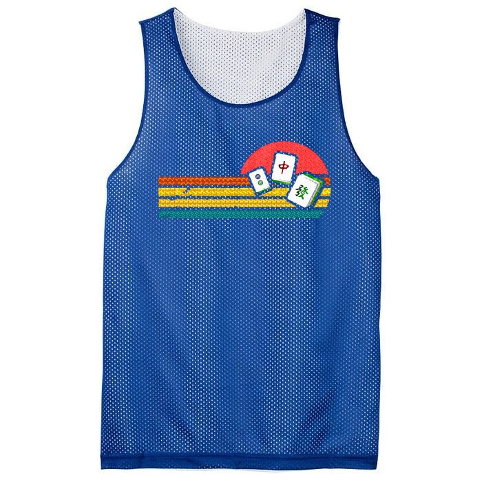 Mahjong Chinese 80s Mesh Reversible Basketball Jersey Tank