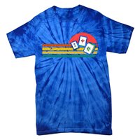 Mahjong Chinese 80s Tie-Dye T-Shirt