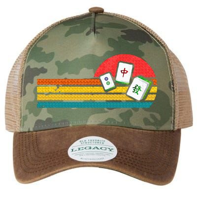 Mahjong Chinese 80s Retro Mah Jongg Legacy Tie Dye Trucker Hat