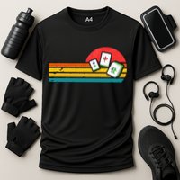 Mahjong Chinese 80s Retro Mah Jongg Cooling Performance Crew T-Shirt