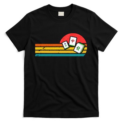 Mahjong Chinese 80s Retro Mah Jongg T-Shirt