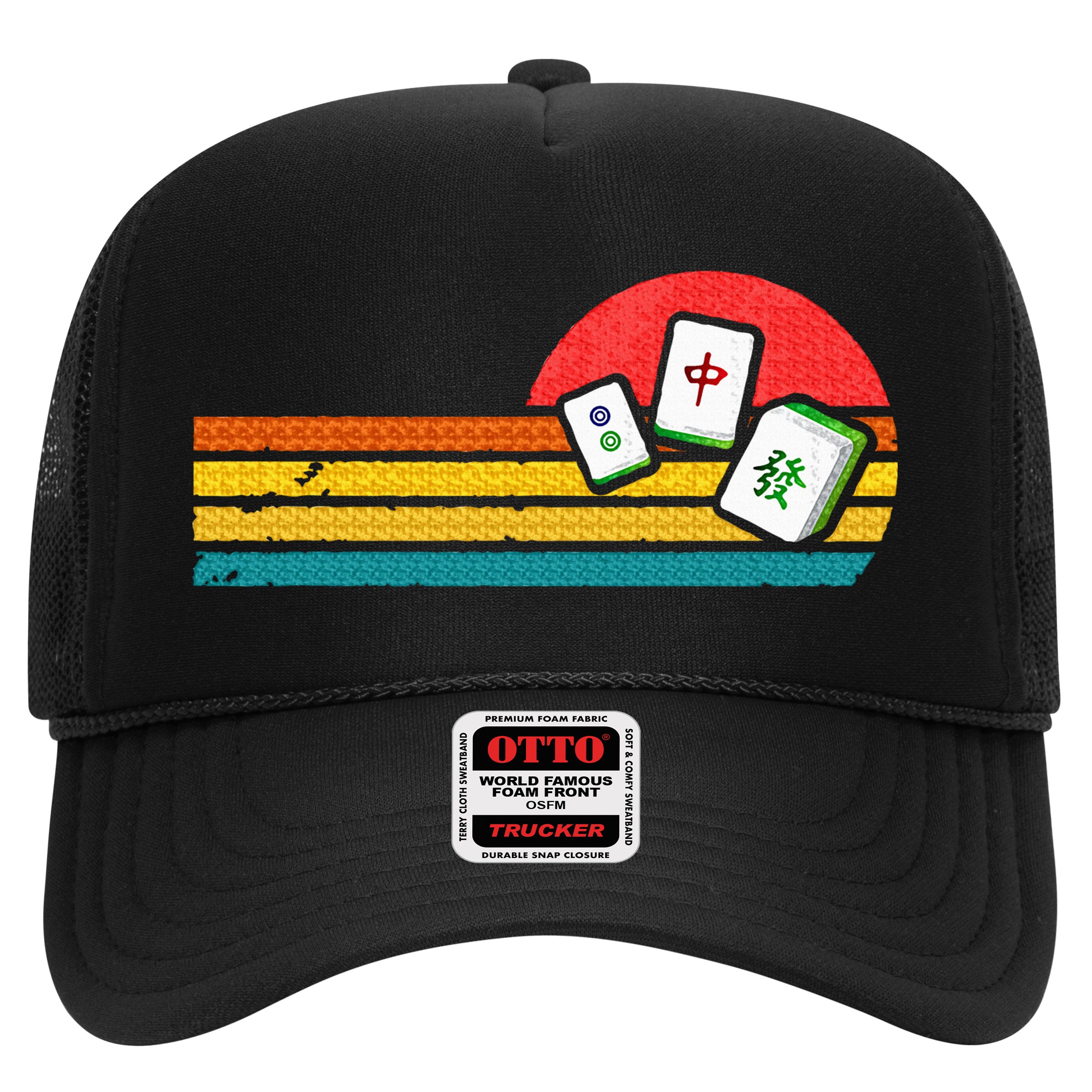 Mahjong Chinese 80s Retro Mah Jongg Hat