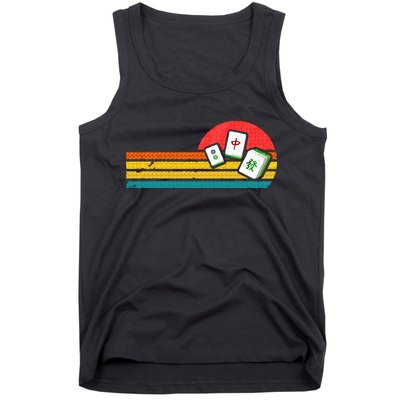 Mahjong Chinese 80s Retro Mah Jongg Tank Top
