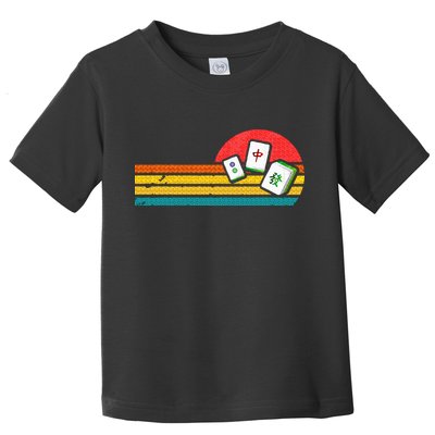 Mahjong Chinese 80s Retro Mah Jongg Toddler T-Shirt