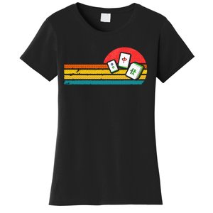 Mahjong Chinese 80s Retro Mah Jongg Women's T-Shirt