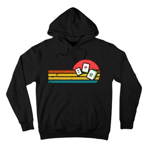 Mahjong Chinese 80s Retro Mah Jongg Hoodie