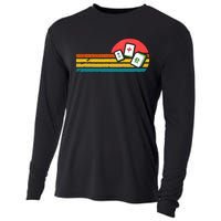 Mahjong Chinese 80s Retro Mah Jongg Cooling Performance Long Sleeve Crew