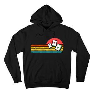 Mahjong Chinese 80s Retro Mah Jongg Tall Hoodie