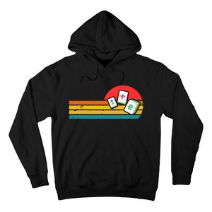 Mahjong Chinese 80s Retro Mah Jongg Hoodie