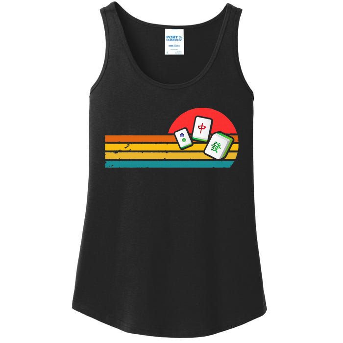 Mahjong Chinese 80s Retro Mah Jongg Ladies Essential Tank