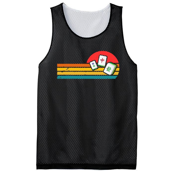 Mahjong Chinese 80s Retro Mah Jongg Mesh Reversible Basketball Jersey Tank