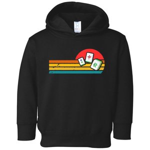 Mahjong Chinese 80s Retro Mah Jongg Toddler Hoodie