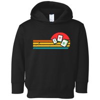 Mahjong Chinese 80s Retro Mah Jongg Toddler Hoodie