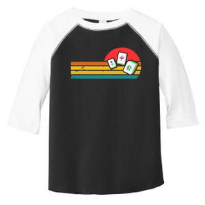 Mahjong Chinese 80s Retro Mah Jongg Toddler Fine Jersey T-Shirt