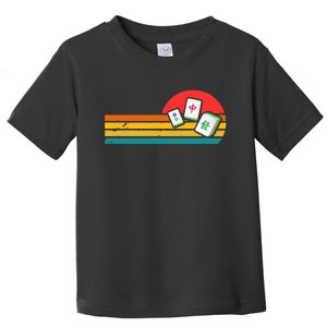 Mahjong Chinese 80s Retro Mah Jongg Toddler T-Shirt