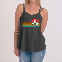 Mahjong Chinese 80s Retro Mah Jongg Women's Strappy Tank