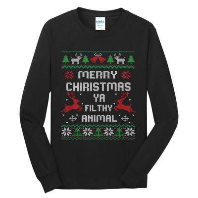 Merry Christmas Animal Filthy Ya Great Tall Long Sleeve T-Shirt