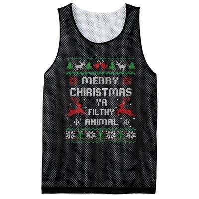 Merry Christmas Animal Filthy Ya Great Mesh Reversible Basketball Jersey Tank