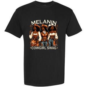 Melanin Cowgirls African Melanin Cowgirl Swag Black History Garment-Dyed Heavyweight T-Shirt