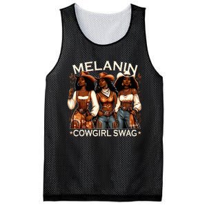 Melanin Cowgirls African Melanin Cowgirl Swag Black History Mesh Reversible Basketball Jersey Tank