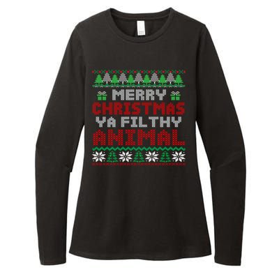 Merry Christmas Animal Filthy Ya Hoodie Womens CVC Long Sleeve Shirt