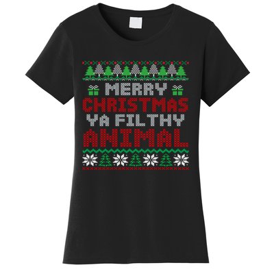 Merry Christmas Animal Filthy Ya Hoodie Women's T-Shirt