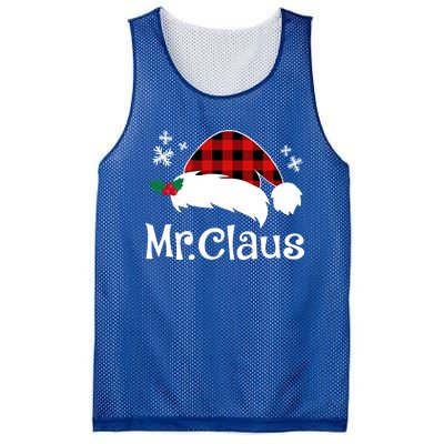 Mr Claus And Mrs Claus Funny Christmas Matching Couple Xmas Funny Gift Mesh Reversible Basketball Jersey Tank