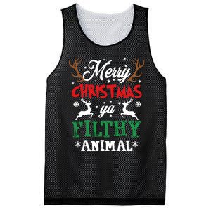 Merry Christmas Animal Filthy Ya Xmas Pajama Mesh Reversible Basketball Jersey Tank