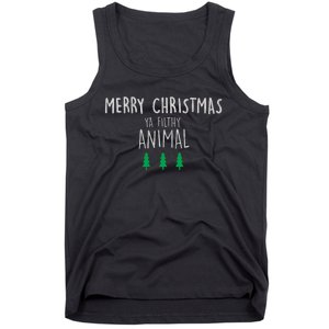 Merry Christmas Animal Xmas Kevin Alone Home Tank Top