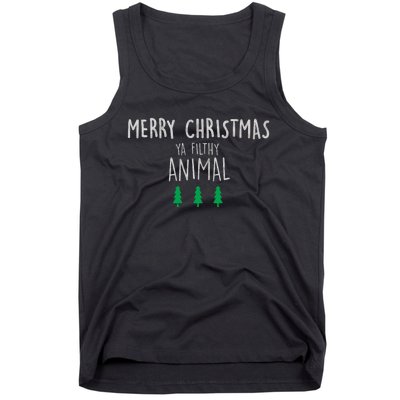 Merry Christmas Animal Xmas Kevin Alone Home Tank Top