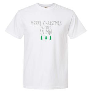 Merry Christmas Animal Xmas Kevin Alone Home Garment-Dyed Heavyweight T-Shirt