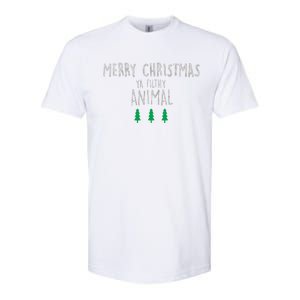 Merry Christmas Animal Xmas Kevin Alone Home Softstyle CVC T-Shirt