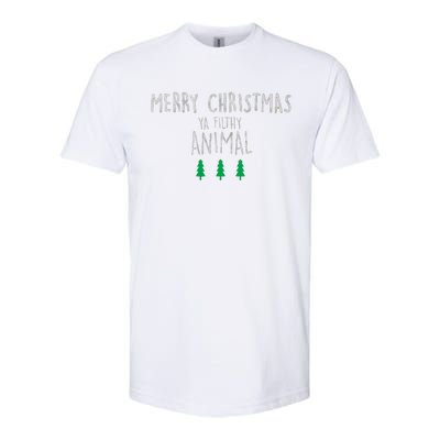 Merry Christmas Animal Xmas Kevin Alone Home Softstyle CVC T-Shirt