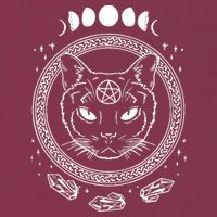 Moon Cat Alchemy Witch Dark Symbols Goth Halloween 16oz Travel Tumbler