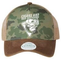 Monkey Cigars And Bad Decisions Legacy Tie Dye Trucker Hat