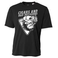 Monkey Cigars And Bad Decisions Cooling Performance Crew T-Shirt