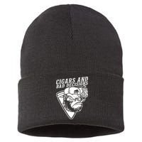 Monkey Cigars And Bad Decisions Sustainable Knit Beanie