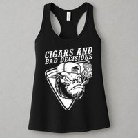 Monkey Cigars And Bad Decisions Womens Tank Top