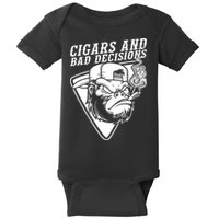 Monkey Cigars And Bad Decisions Baby Bodysuit