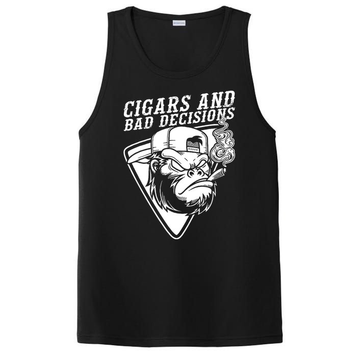 Monkey Cigars And Bad Decisions PosiCharge Competitor Tank