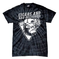 Monkey Cigars And Bad Decisions Tie-Dye T-Shirt