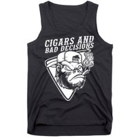 Monkey Cigars And Bad Decisions Tank Top