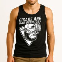 Monkey Cigars And Bad Decisions Tank Top