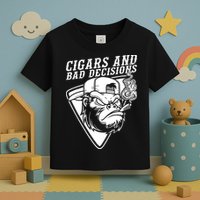 Monkey Cigars And Bad Decisions Toddler T-Shirt