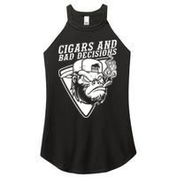 Monkey Cigars And Bad Decisions Women's Perfect Tri Rocker Tank