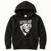 Monkey Cigars And Bad Decisions Kids Hoodie