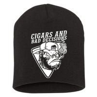 Monkey Cigars And Bad Decisions Short Acrylic Beanie